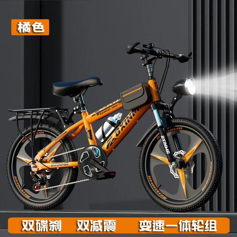 Bicycle for children aged 6 to 12  boys and girls high school children students  mountain bikes  variable speed 18/22 inch bikes