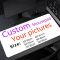 Custom Image Tabletop Gaming Deskmat, Custom Playmat 35x60CM Mouse Pad Playmat Diy Custom Game Mat Printing HD,Personalized Gift