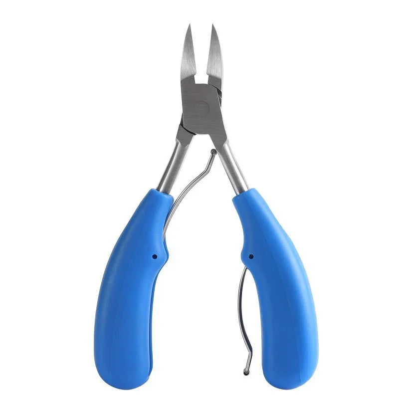 Professional Toe Nail Clippers Cutter Ingrown Toenail Tool Thick Nail Dead Skin Dirt Remover Super Sharp Curved Blade Nail Tools
