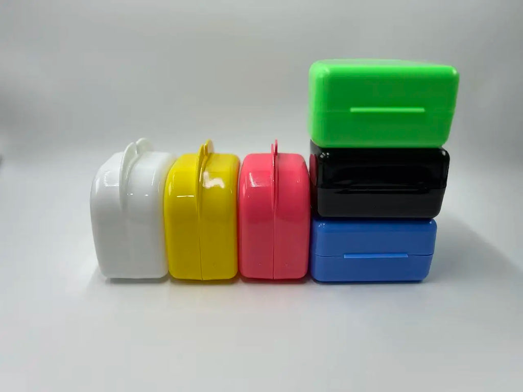 30Pcs New Plastic Tray Box Dental Orthodontic Retainer Box Case Plastic Teeth Container Denture Box False Teeth Protective Case