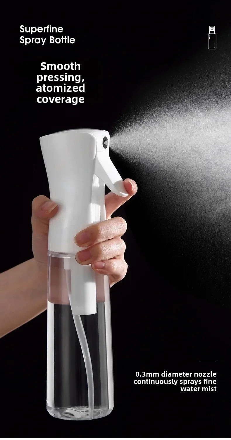 Refillable Hair Spray Bottle 500/300/200ml Continuous Mist Watering Can Automatic Salon Barber Hair Tools Sprayer