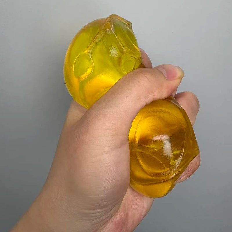 Squishy Honey Cheese Square Fidgets Toys Super Soft Mochi Cheese Squeeze Toy Funny Anti-stress Sensory Toy for Adults Gifts
