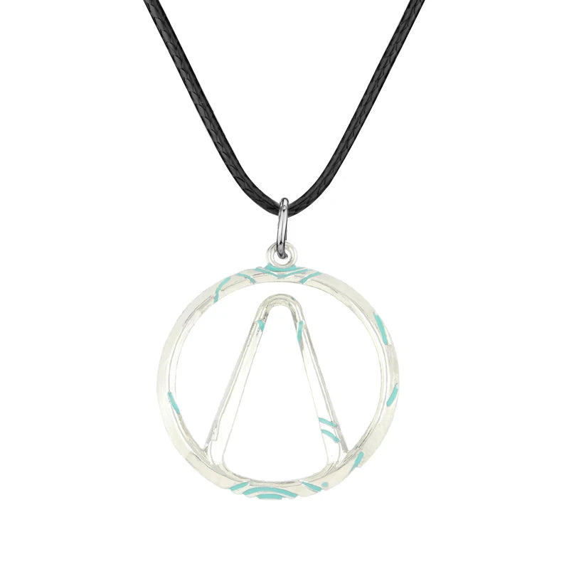 Game Jewelry Cosplay ATLAS Necklace Dahl Mordecai Lilith Roland Brick Claptrap Round Geometric Silver Color Wholesale
