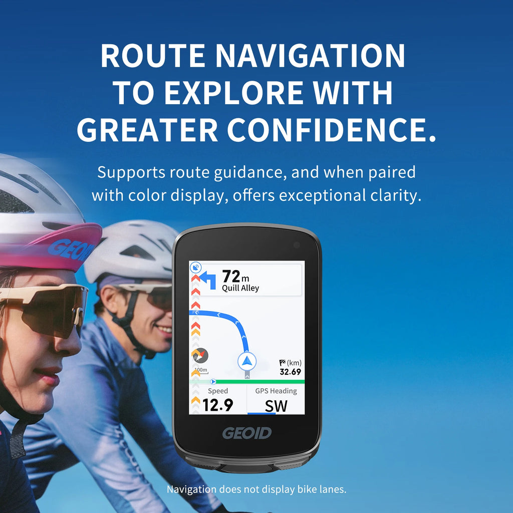 GEOID CC700/PRO Bike Computer Wireless Color Screen Bicycle Speedometer ANT+ WIFI Cycling Speedometer IPX7 Waterproof Odometer
