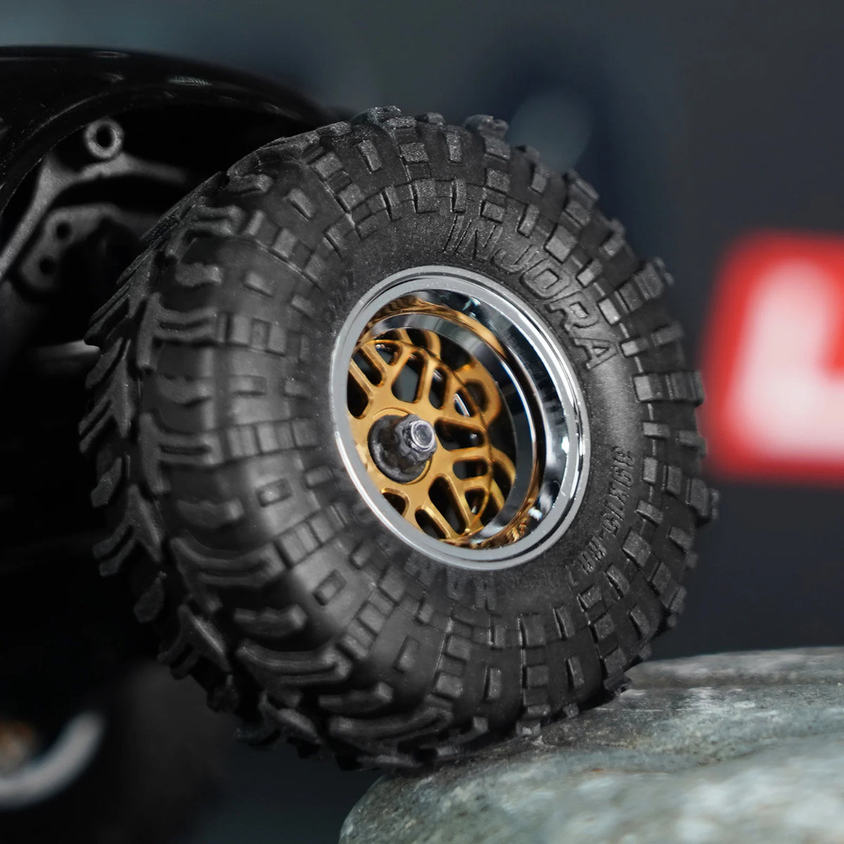 INJORA D19 0.7" ModuWheel Wheels for Axial SCX30 Redcat Ascent-32 (MW7012)