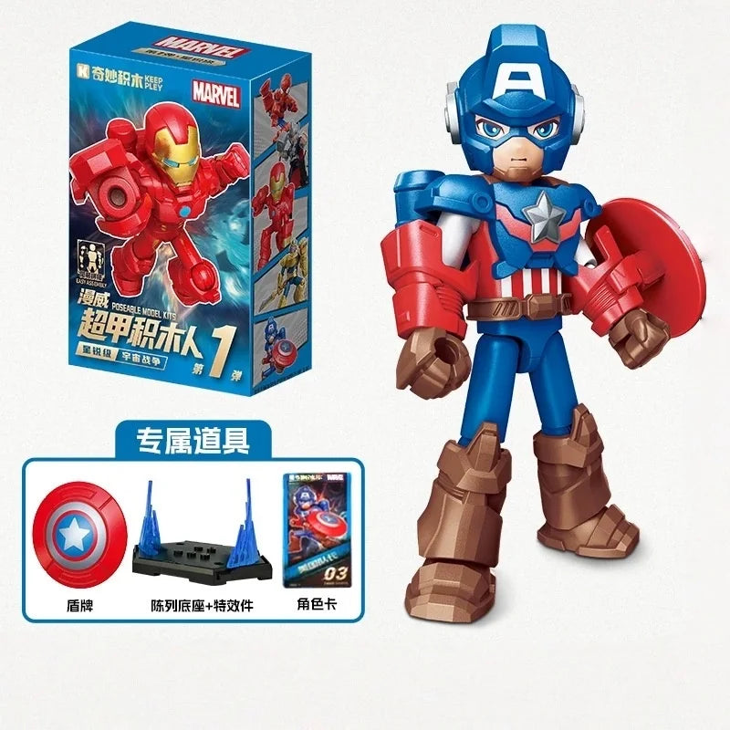 Keeppley Marvel Zero Unlimited Edition Building Block Man Multi Universe Spider Man Assembly Model Iron Spider Ornament Toy Gift