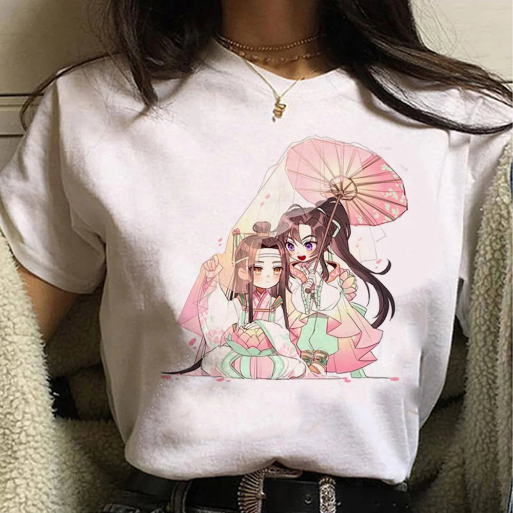 Mo Dao Zu Shi T-shirt for women, Japanese Harajuku Tee, female graphic clothing