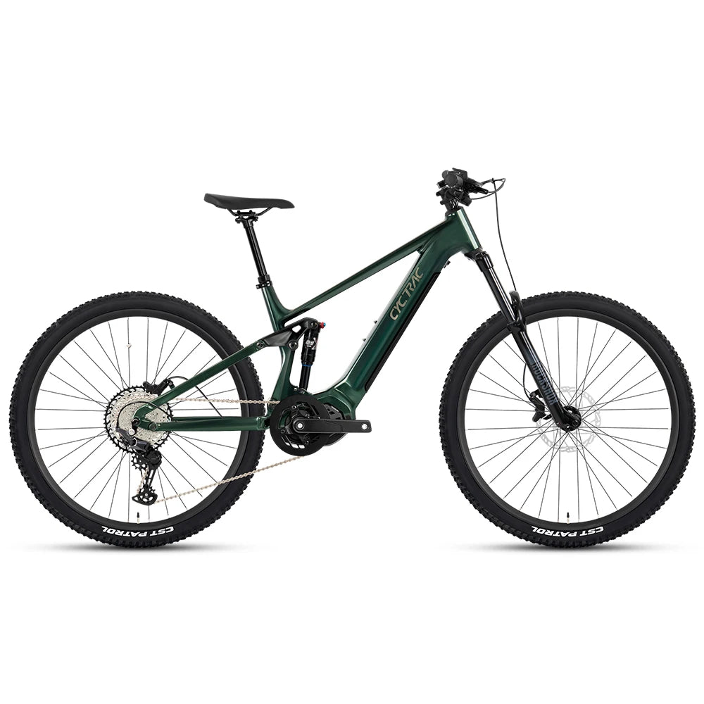 29inch 27.5inch Full Suspension Aluminum E-MTB with Bafang Mid Motor 500W Powerful Assist Electric Mountain Bike