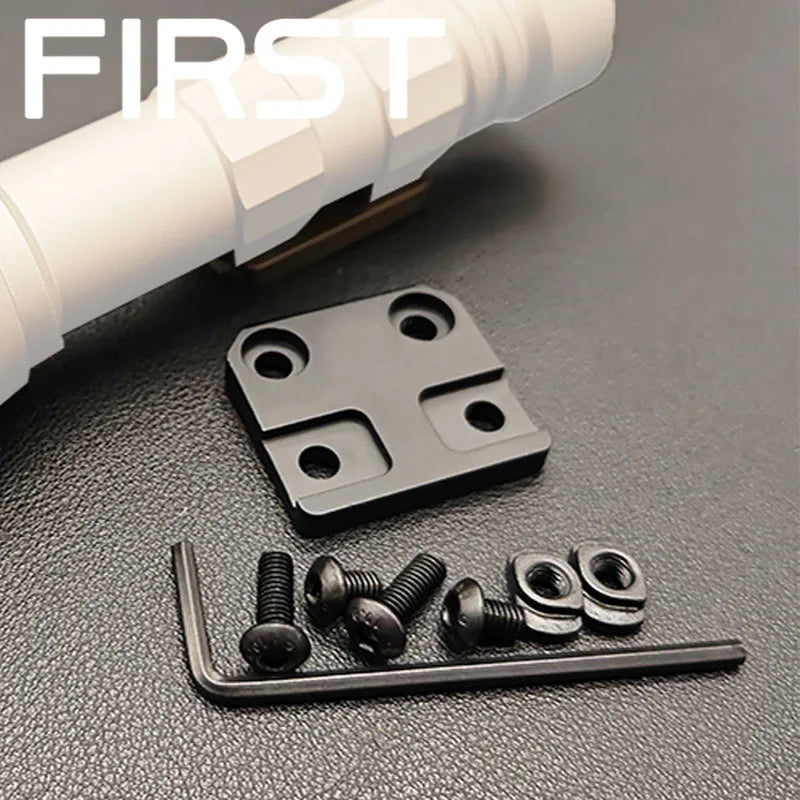Tactical M300 M600 Side Mount M-system Flashlight Metal Base for V2 Outdoors Scout Light Airsoft Hunting Lights Mount Accessory