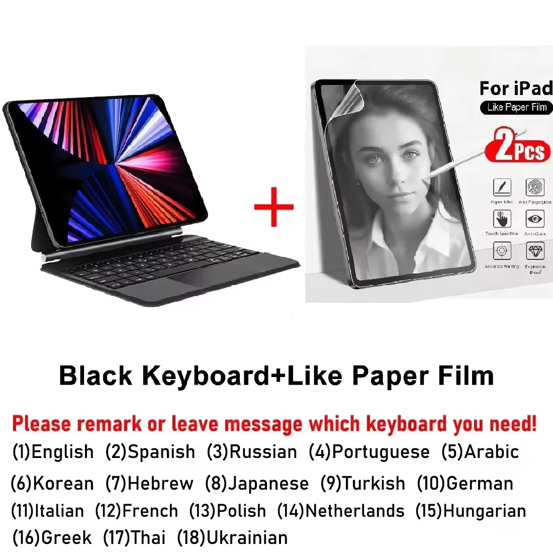 Magic Keyboard Cover For iPad Air 11 13 M3 M4 M5,Pro 11 12.9 13,For iPad A16 Air 4 5 10th 10.9 Magnetic Folio Keyboard Backlight