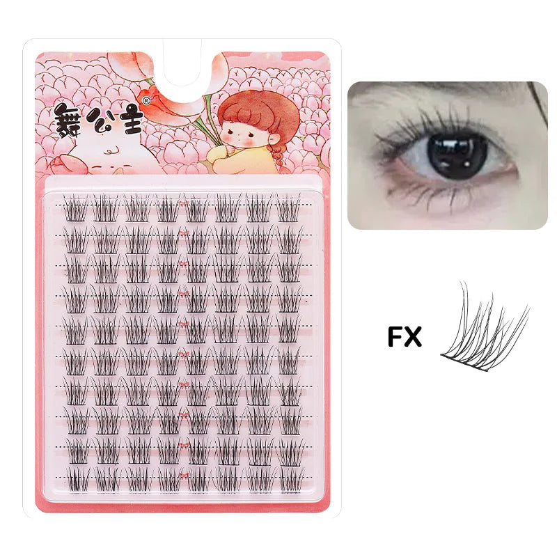 10 Rows Individual Lashes DIY at Home Lash Extension Cluster Wholesale Natural Makeup Eyelashes