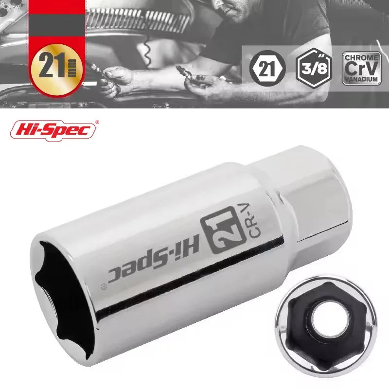 Hi-Spec Car Spark Plug Socket Universal Wrench 14/16/21mm Install Replace Repair Kit Magnetic Spark Plug Removal For Car Repair