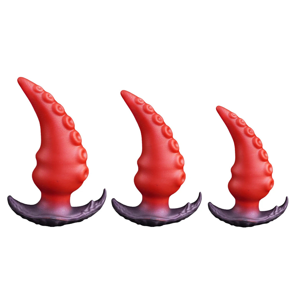 Platinum Grade Silicone Anal Plug Fantasy Design Butt Plug Soft Insertable Anal Toy for Beginners and Advanced Users