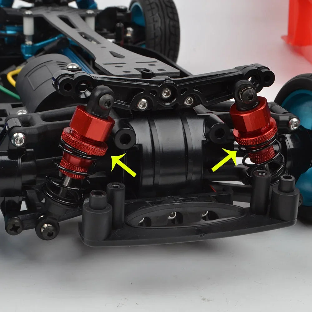 RcAidong 4pcs Aluminum Oil Shock Absorber/Damper For Tamiya TT-02 TT-01 M05 M06 1/10 RC Drift Racing Cars Chassis Parts