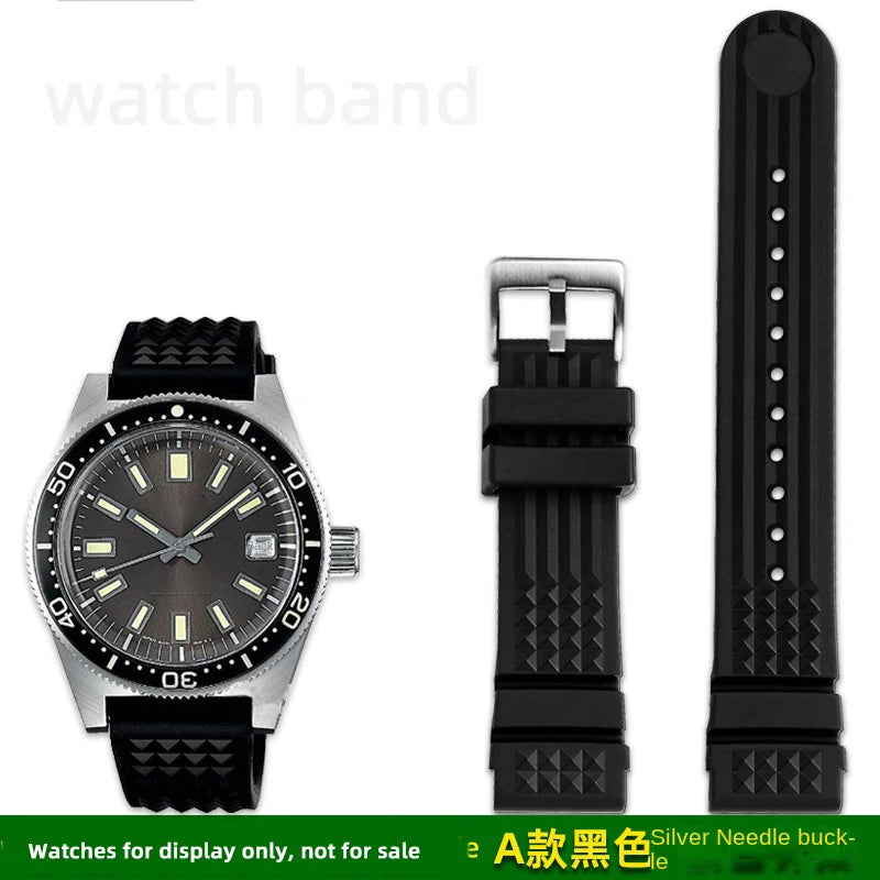 For Seiko PROSPEX series ancestor mm 1968 bracelet SLA017J1 SLA039J1 No.5 SKX007 high quality silicone rubber strap 20mm 22mm
