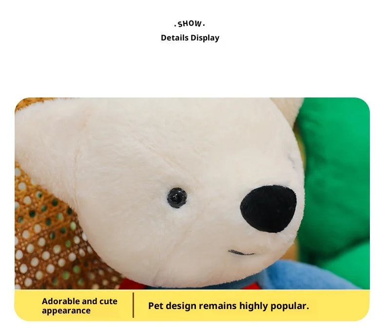 Teddy Bear Plush - Premium Short-Pile Plush with Bunny-Soft Texture, Collectible Stuffed Animal