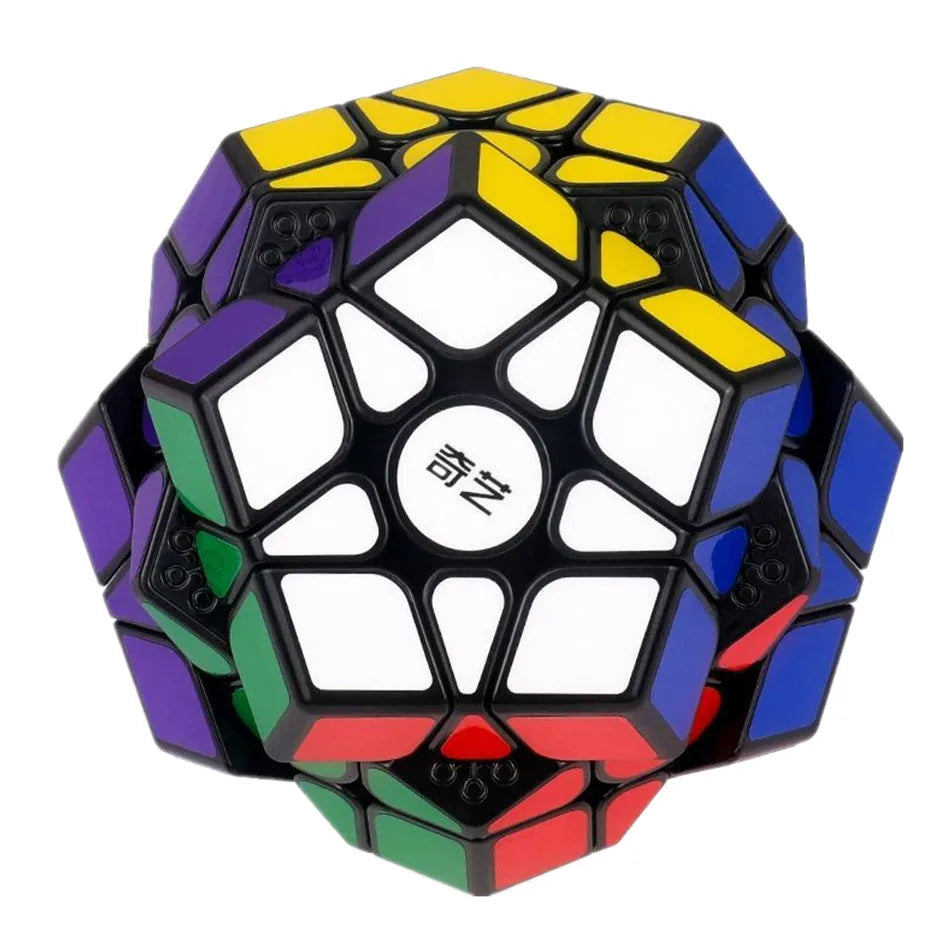 Megaminx Magic Cube 3x3 Stickerless Dodecahedron Speed Cubes Brain Teaser Twist Puzzle Toy