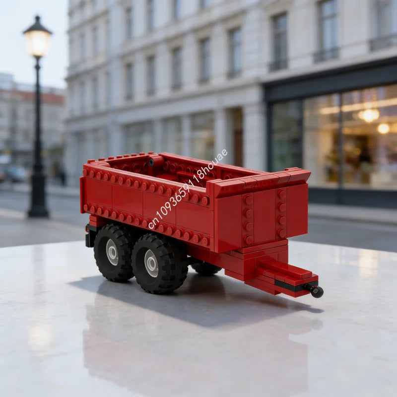 146pcs MOC Trailer Beco Maxxim Cars Model Building Blocks Architecture Toys Creative Idea Education Christmas Gifts Brick Kids