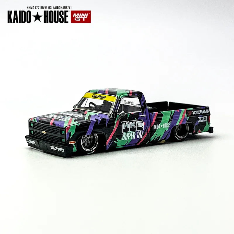 Kaidohouse 1:64 Hks Pickup Truck Die-Cast Car Model #174 Simulation Alloy Miniature Customized Kid Toys Gift Collection Ornament