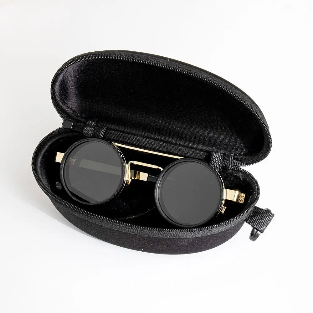 Polarized ND2 400 Adjustable Dimming Sunglasses UV Protection Metal Frame HD Lens for Mountaineering Cycling