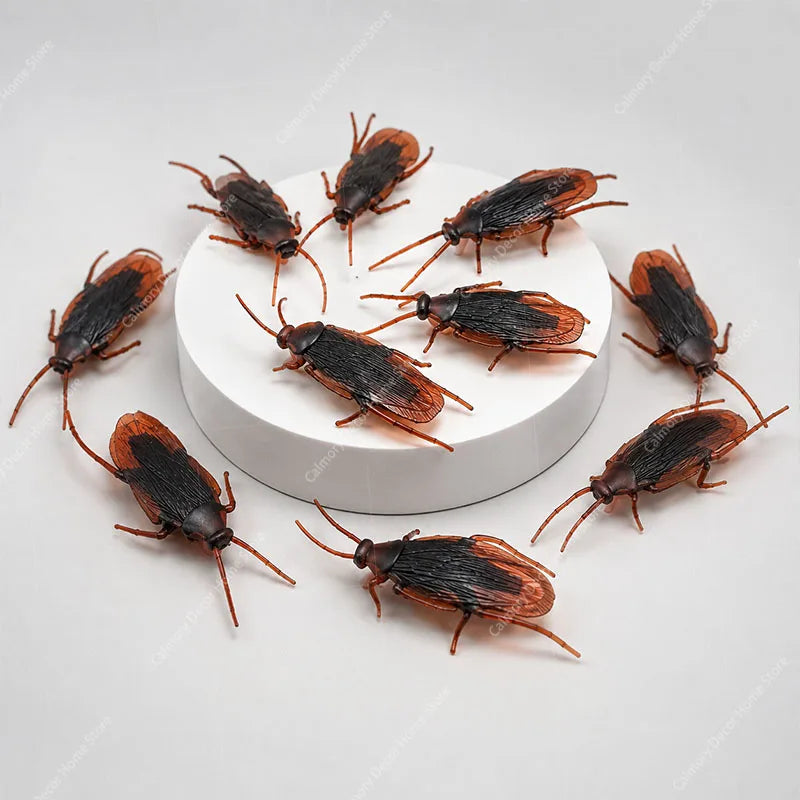 1/10/20pcs Funny Fake Cockroach Toys Halloween Decoration Jokes Pranks Novelty Tricks Simulation Party Decoration 할로윈 코스프레
