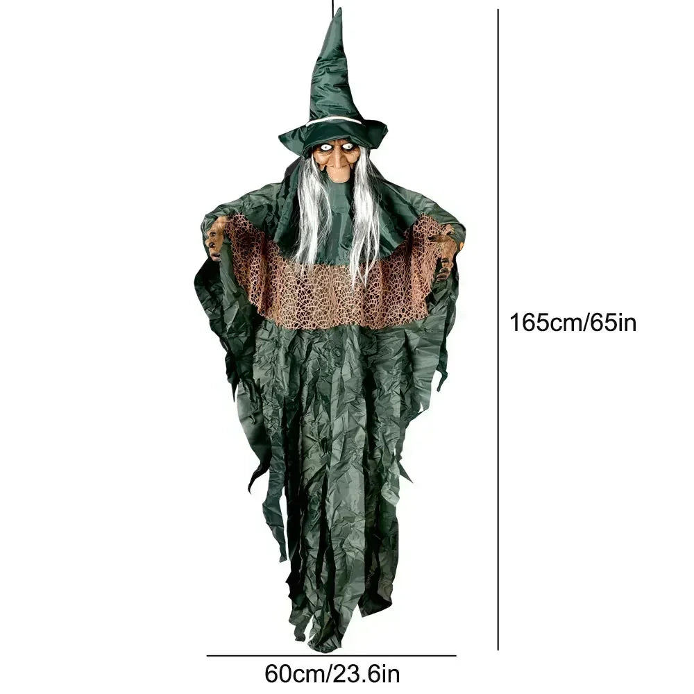 1PC Halloween Decoration Hanging Pumpkin Head Scream Sound Party Prop Haunted House Parties Home Decor Funny Electric Toys