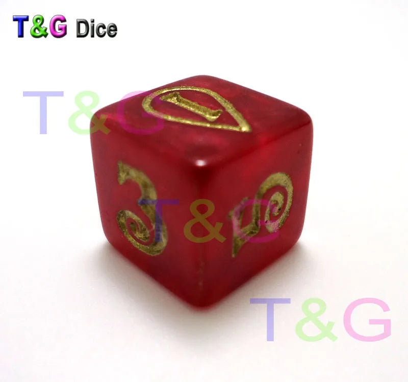 T&G Dice Customize Dice with LOGO, Engraved or Print Pattern D4-D100 for Board Game DND TRPG Entertainment