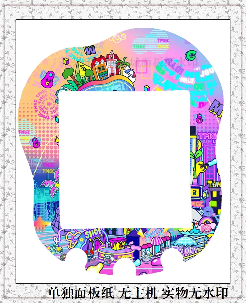Bandai Tamagotchi Uni Electronic Pet Color Panel Film Panel Paper Soft Film Directly Paste  The Machine Without Disassembling It