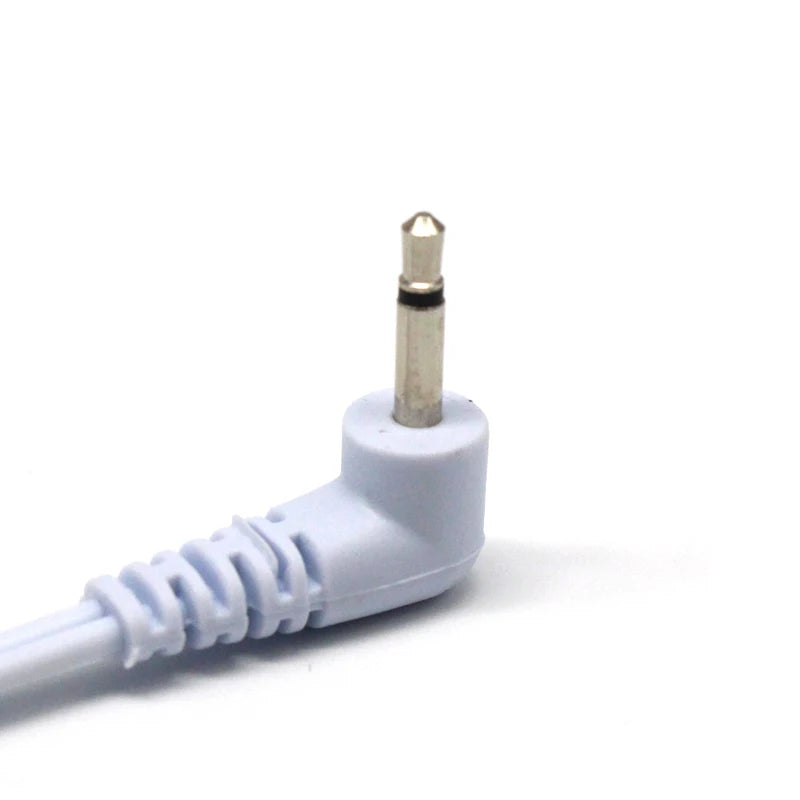 2 Way+4-Way Machine Massager Button Cable Electrode Pads Standard Connection Massage for TENS Unit Lead Wires Cables