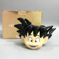 New Arrival Goku 3d Ceramic Mug Creative Anime Character Shaped Cup Multi Functional Pen Holder For Home Office Desk Anime Fans