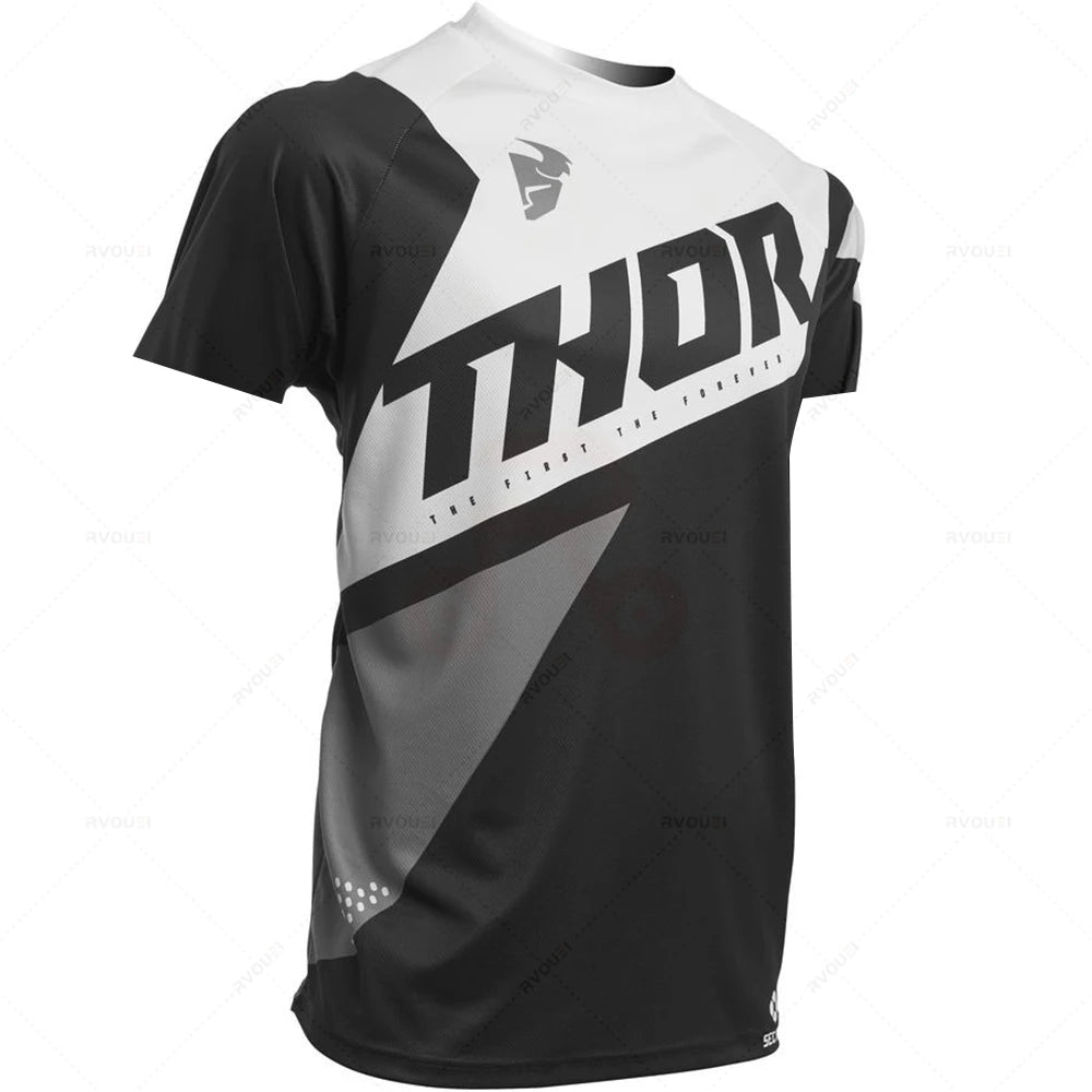 Cross Country Racing Mountain Bike Jersey Short Sleeve Downhill T Shirt Poc MTB Shirt Offroad MX Enduro Bicycle Jersey Motocross