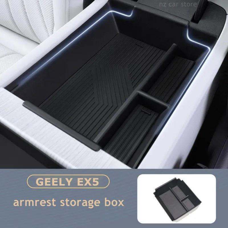Armrest Storage Box For GEELY EX5 2026 Proton EMAS 7 2025 Organizer Interior Accessories