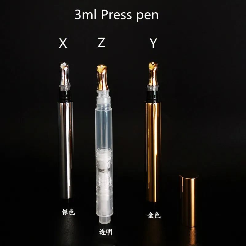 10-100pcs Empty 1-5ml Lip Liquid Tube Cosmetic Pen Lip Gloss Bottle Lipstick Container Eye Cream With Electroplated Head