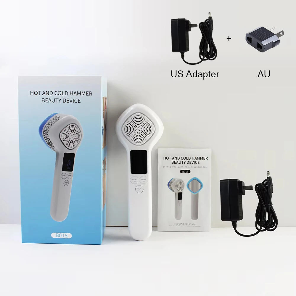 -5 To 48 Degree Ice Hammer Face Massager Ice Massage Beauty Instrument 6 Colors Photon Light Therapy for Skin Rejuvenation