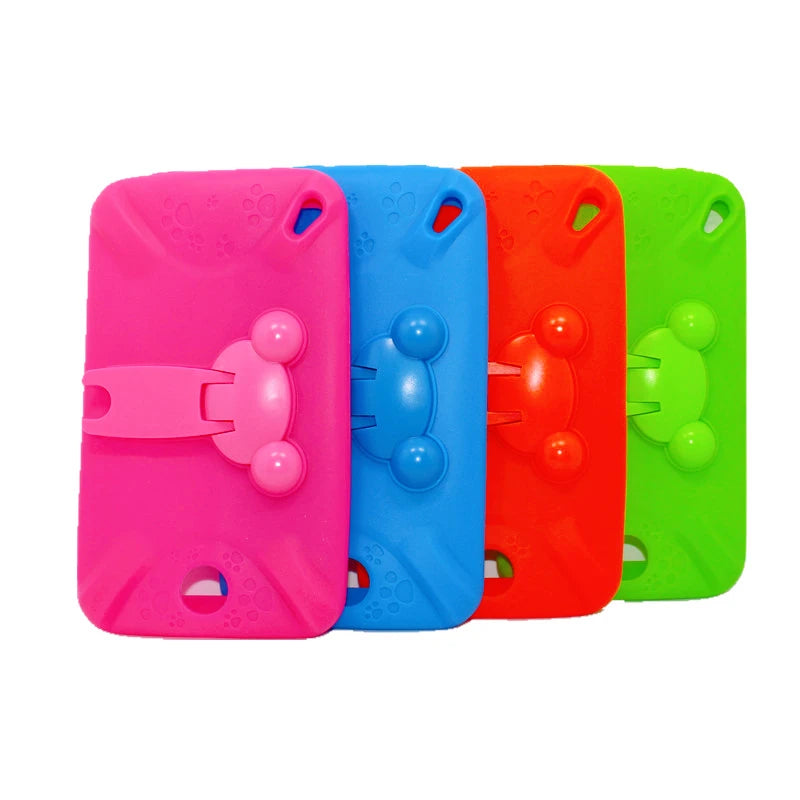 7 INCH Android 10 RAM 1GB +16GB ROM Gift Kid Tablet E98 WIFI Dual Camera Quad-Core Free Silicone Case 3D Glassess