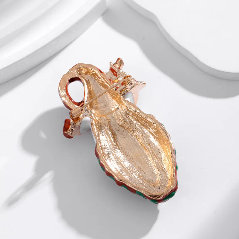 Halloween Witch Hat Brooch Terror Ghost Wizard Pin Metal Rhinestones Accessories For Men And Women Jewelry Gifts Wholesale