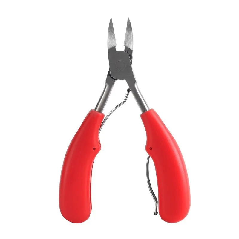 Professional Toe Nail Clippers Cutter Ingrown Toenail Tool Thick Nail Dead Skin Dirt Remover Super Sharp Curved Blade Nail Tools