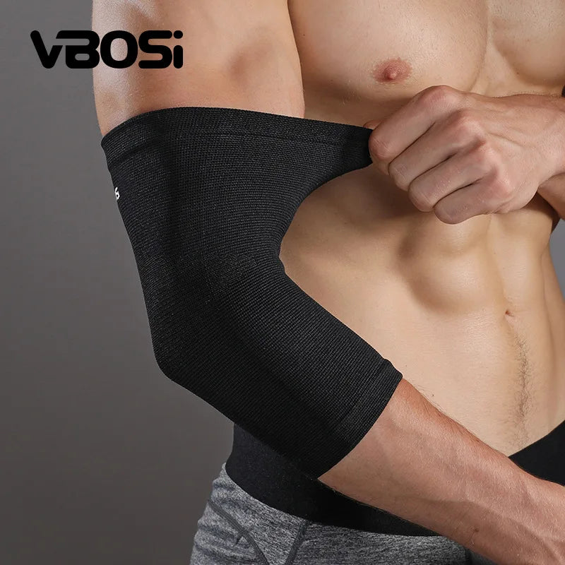 JINGBA Elastic Arm Sleeve for Sports, Breathable Elbow Support Compression Brace Protector, Ideal for Various Sports