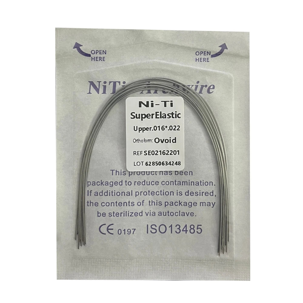 10pcs/Pack AG Dental Orthodontic Arch Wires NITI Round / Rectangular Oval Form Ortho Arch Wire Dentist Tool