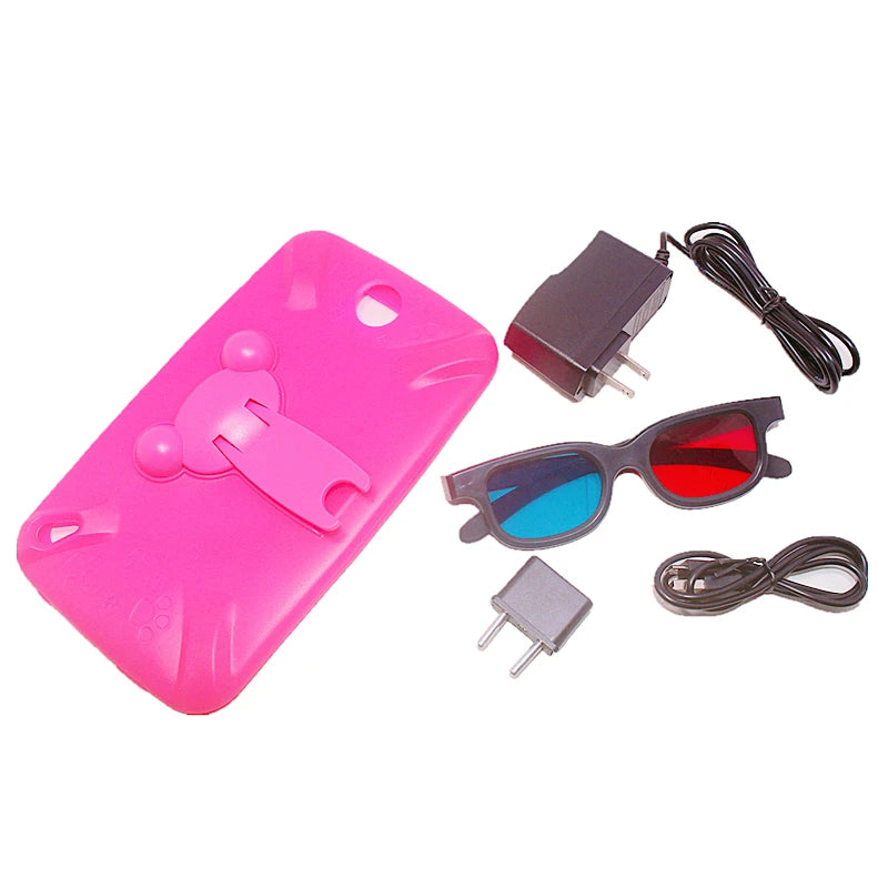 7 INCH Android 10 RAM 1GB +16GB ROM Gift Kid Tablet E98 WIFI Dual Camera Quad-Core Free Silicone Case 3D Glassess