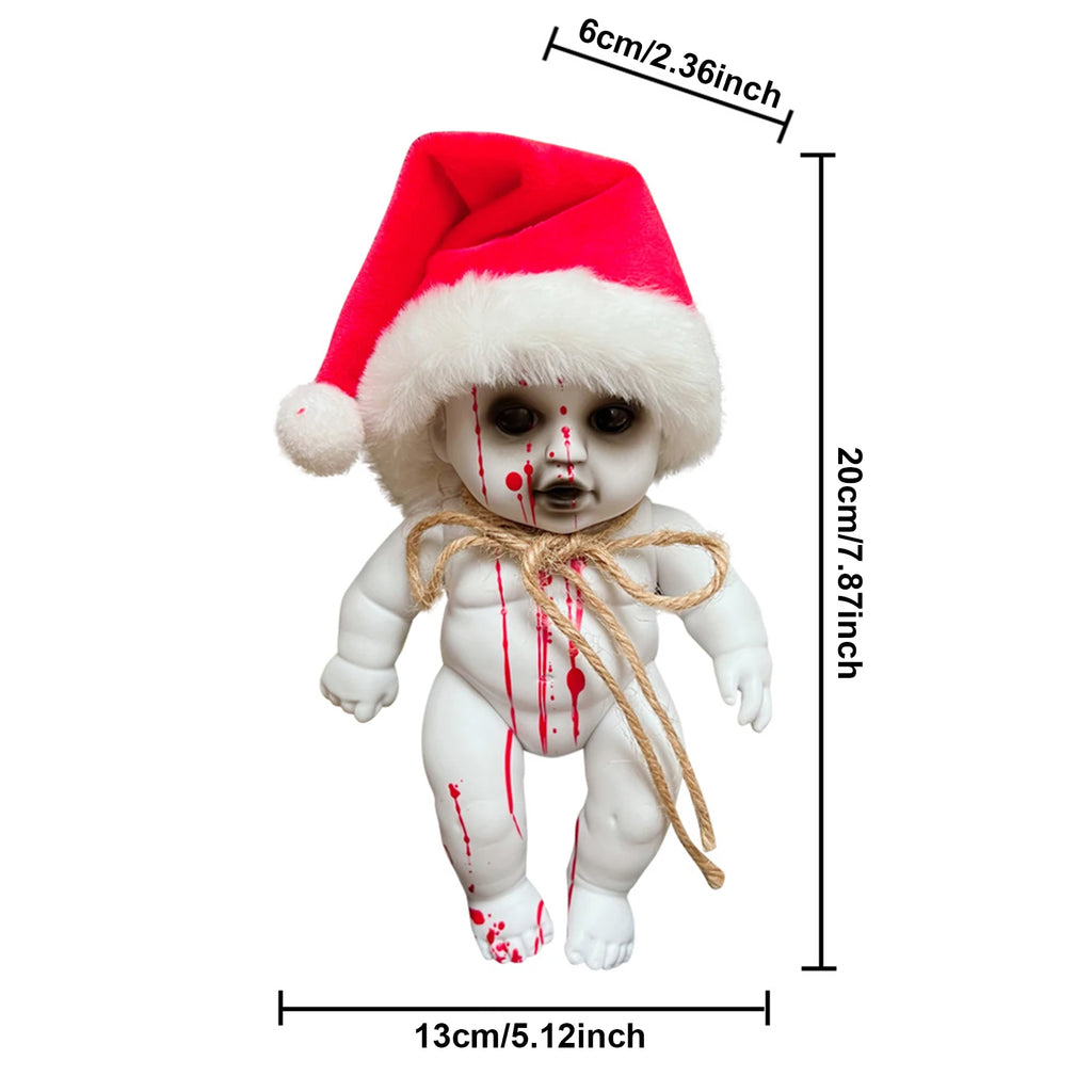 Halloween Scary Doll Christmas Decorations Horror Props For Bar Party Home Decor Spooky Witch Ghost