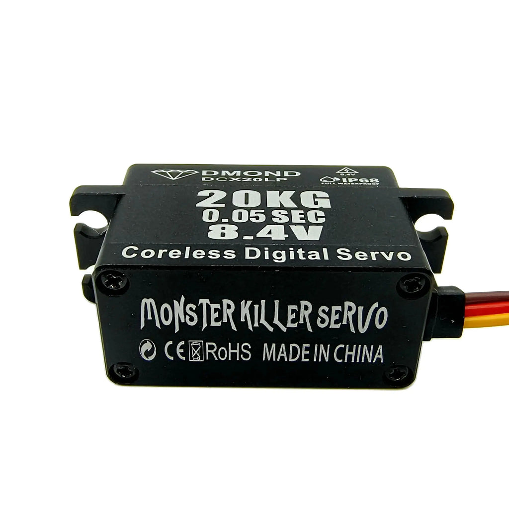 DMOND Low Profile NB DCX20LP 20KG 0.05sec 8.4V Coreless 8.4V IP68 Full Waterproof Servo 1/10 RC Drift Nitro