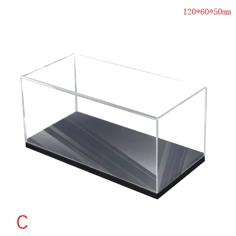 Three Sizes 1:64 Car Model Display Box Transparent Protective Case Acrylic Dust Hard Cover Storage Holder