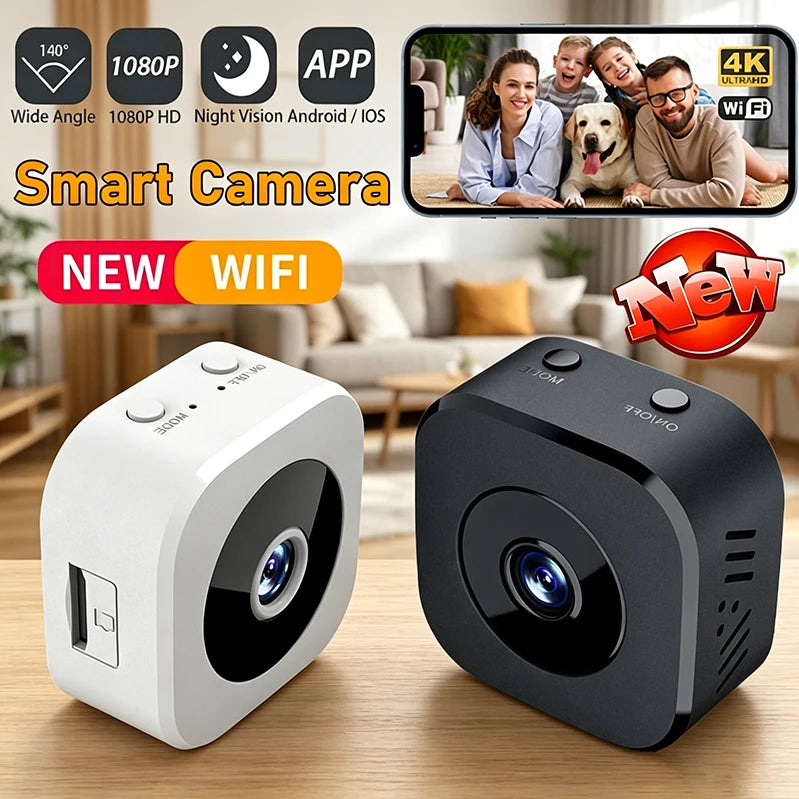 Lenovo 4K Full HD Wifi Smart Camera Mini Security Surveillance Camera Dual Way Audio Motion Detection Infrared Night Vision Cam