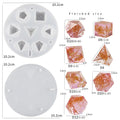Dice Box Resin Molds Hexagon DND Dice Holder Epoxy Resin Molds with Lid for resin Case Making DIY Dices Making Gift Dice Lovers