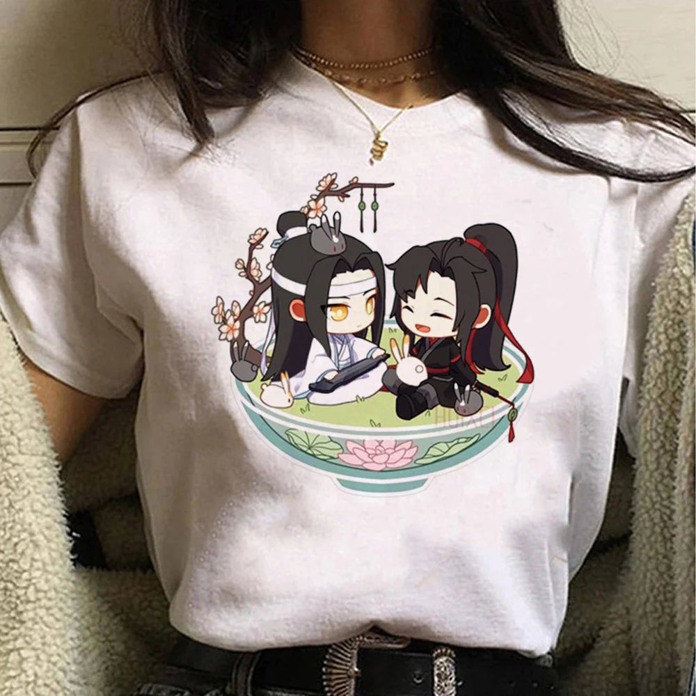 Mo Dao Zu Shi T-shirt for women, Japanese Harajuku Tee, female graphic clothing
