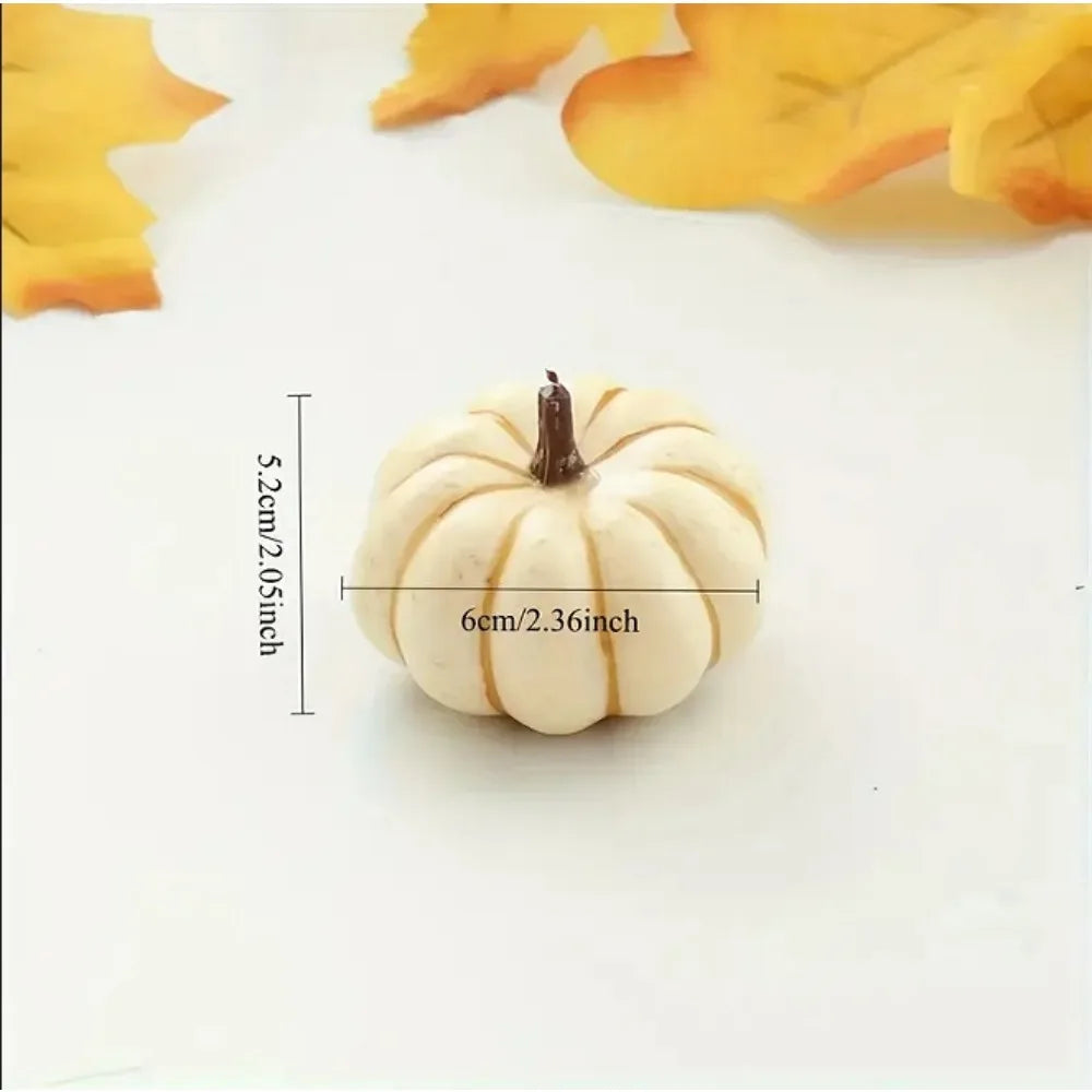 9pcs Random Mixed Mini Artificial Halloween Pumpkin Decor Simulation Vegetable DIY Craft  Home Party Decoration Prop