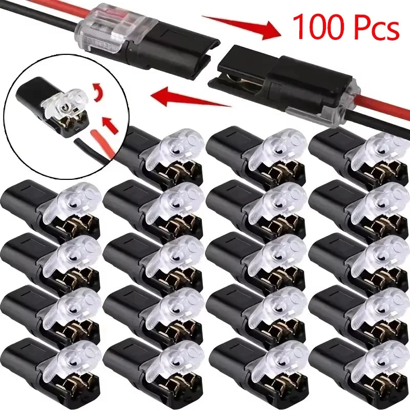 Premium Electric Wire Connector No Strip Line Cable Interconnection Detachable Automotive Terminal Plug Universal Grade Reliable