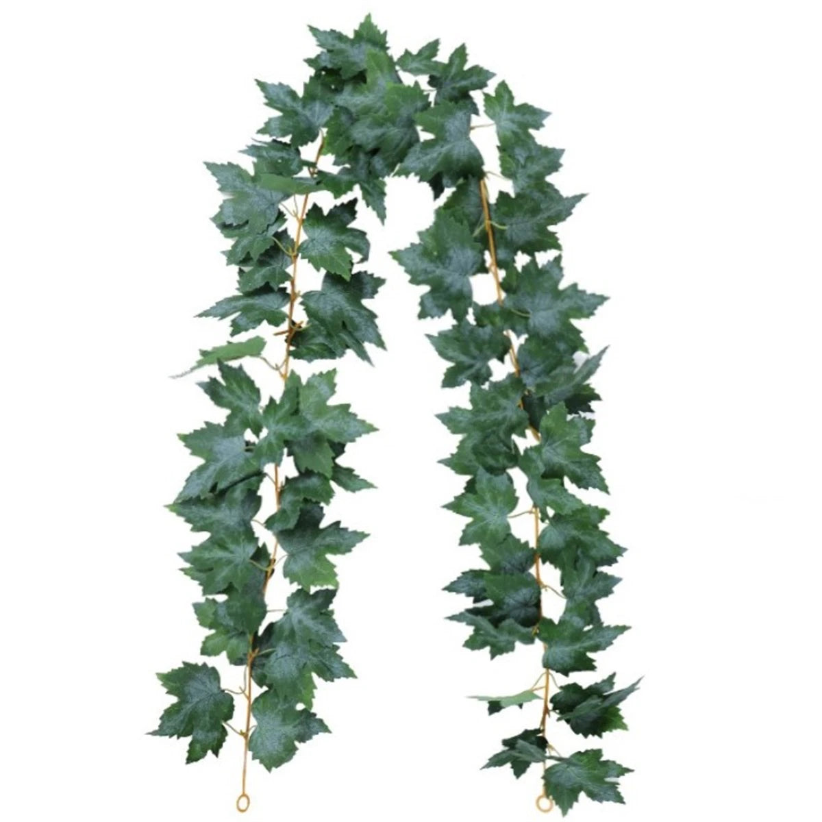 175cm Artificial Fall Maple Leaf Garland Fake Plants Autumn Decor Leaves Vine For Thanksgiving Halloween Festivals Wedding Decor