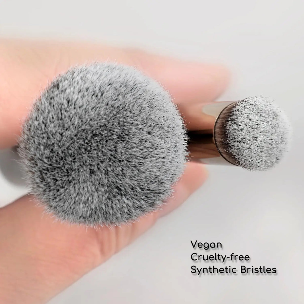 2 PCS Makeup Brushes Rectangular Foundation Brush & Concealer Brush for Contouring, Blending, Powder/ Foundation Application